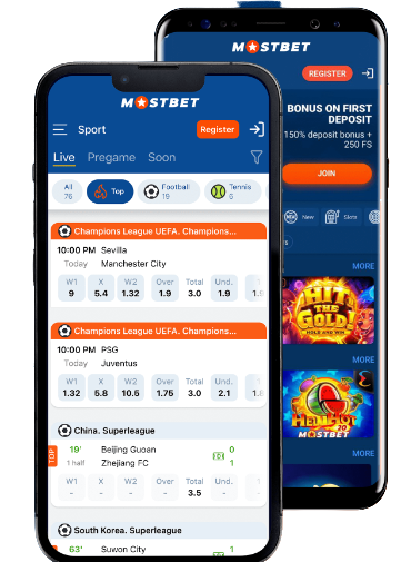 Добро пожаловать в мобильное приложение Mostbet